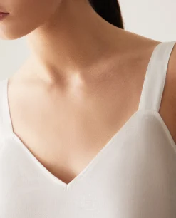 Nightdresses*ZARA Home Strappy Linen Nightgown Cream