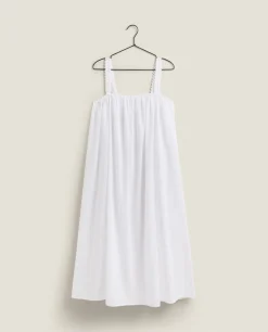 Nightdresses*ZARA Home Strappy Nightgown White