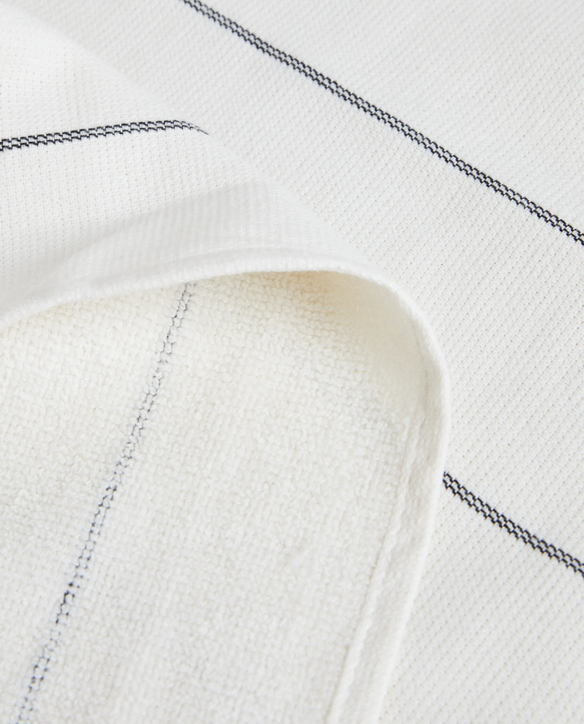 Beachwear*ZARA Home Striped Beach Towel Ecru/Black