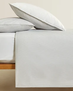 Duvet Covers*ZARA Home Striped Cotton Duvet Cover Grey