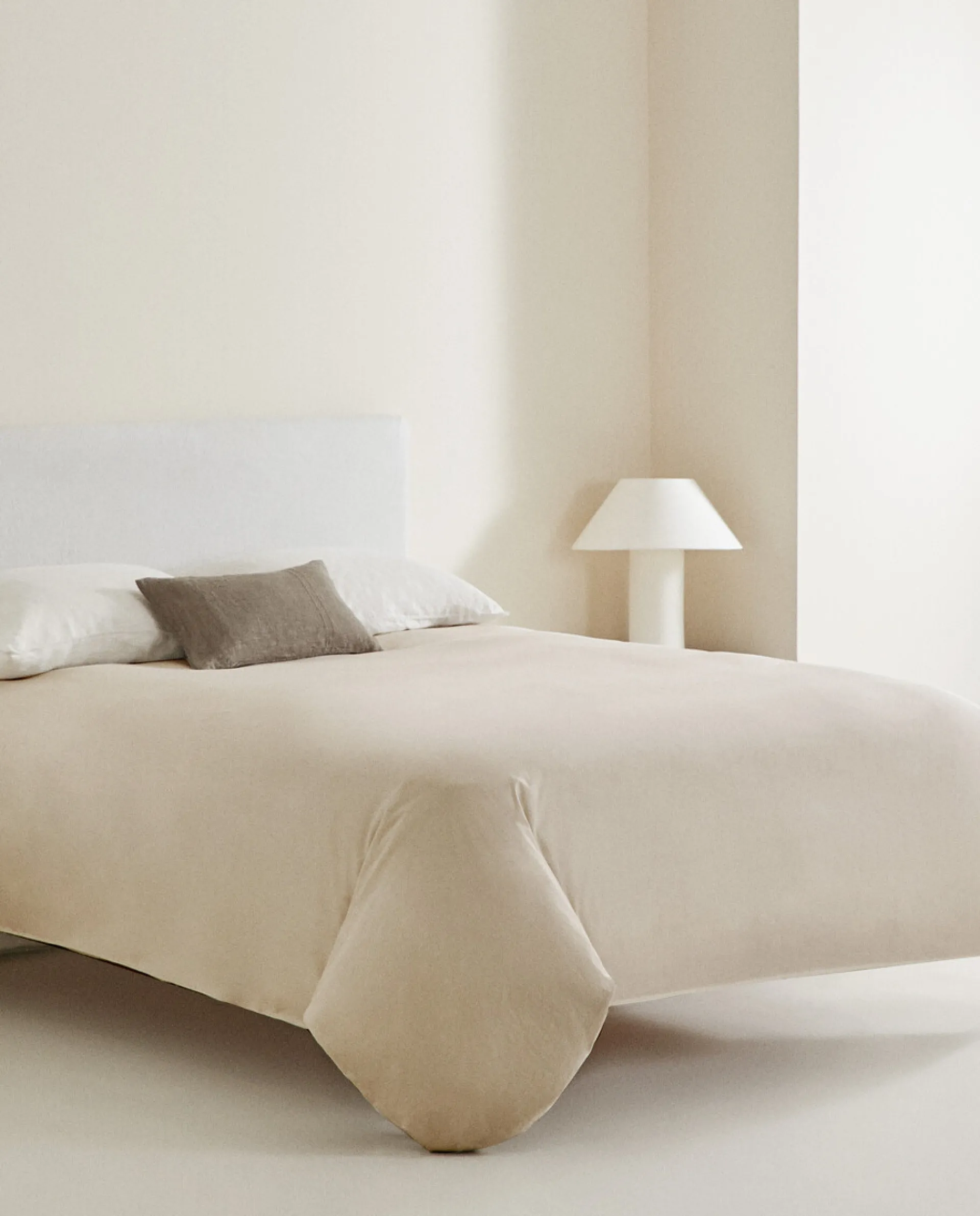 Duvet Covers*ZARA Home Striped Cotton Duvet Cover Sand