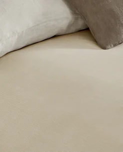Duvet Covers*ZARA Home Striped Cotton Duvet Cover Sand