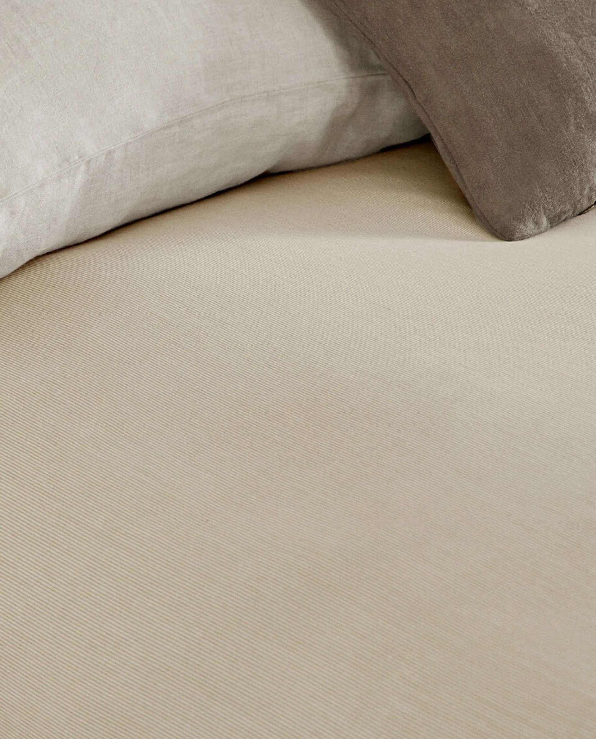 Duvet Covers*ZARA Home Striped Cotton Duvet Cover Sand