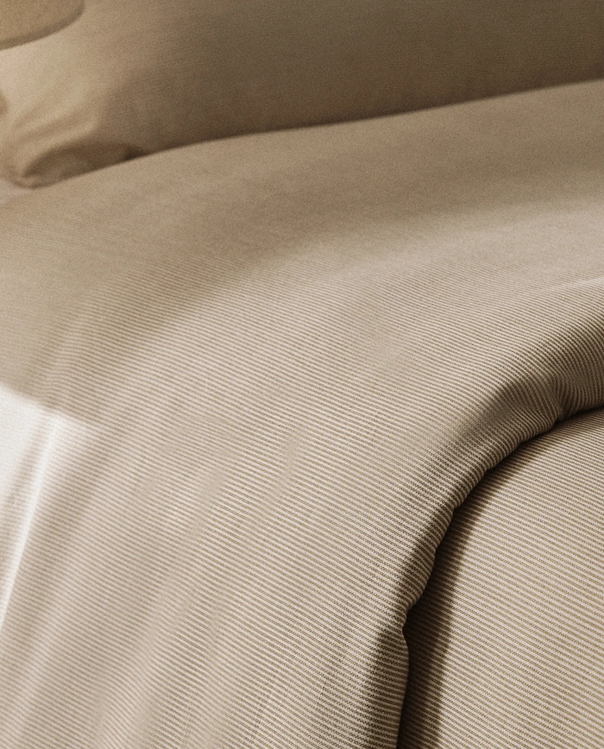 Duvet Covers*ZARA Home Striped Cotton Duvet Cover Sand