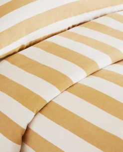 Duvet Covers*ZARA Home Striped Duvet Cover Yellow
