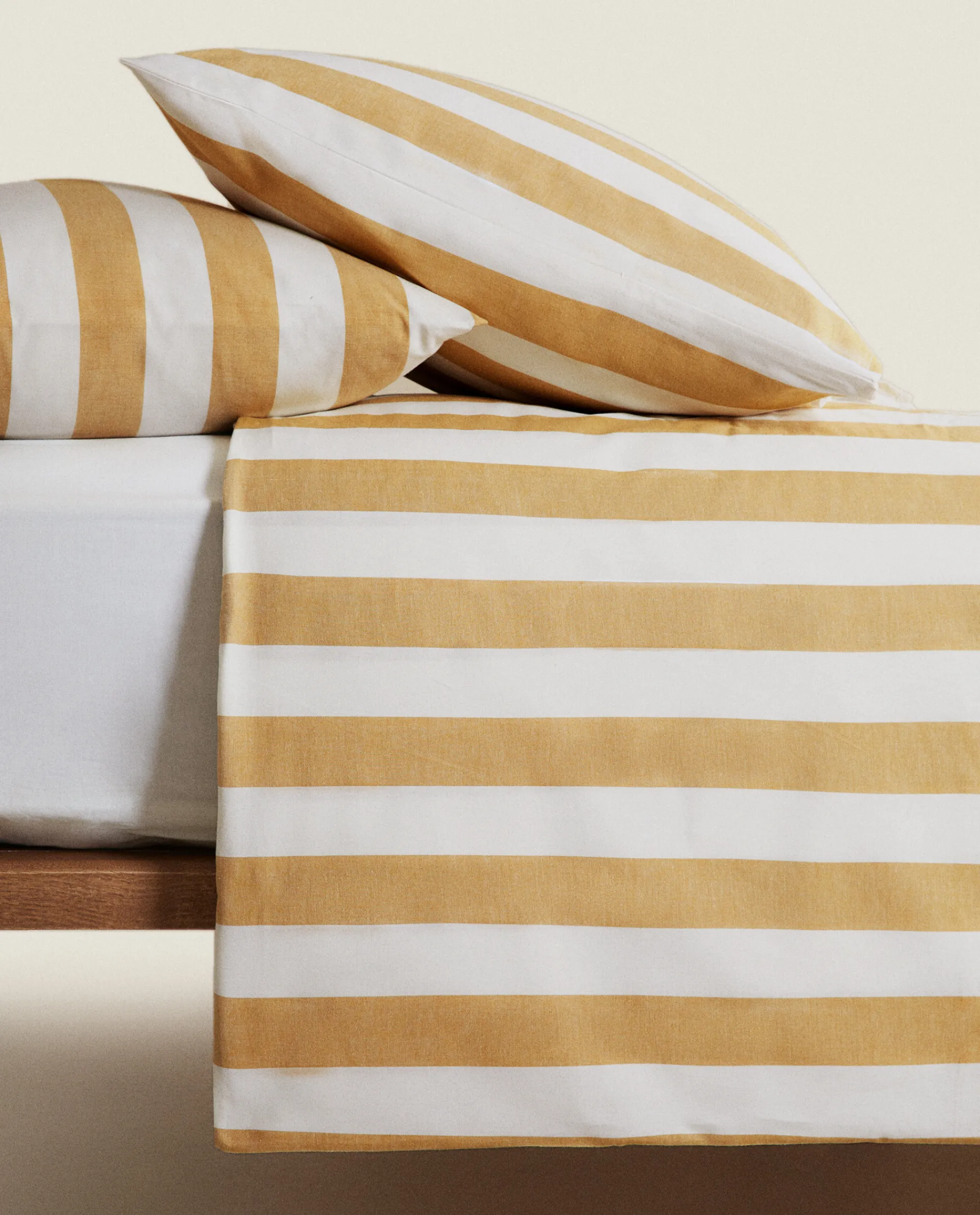 Duvet Covers*ZARA Home Striped Duvet Cover Yellow