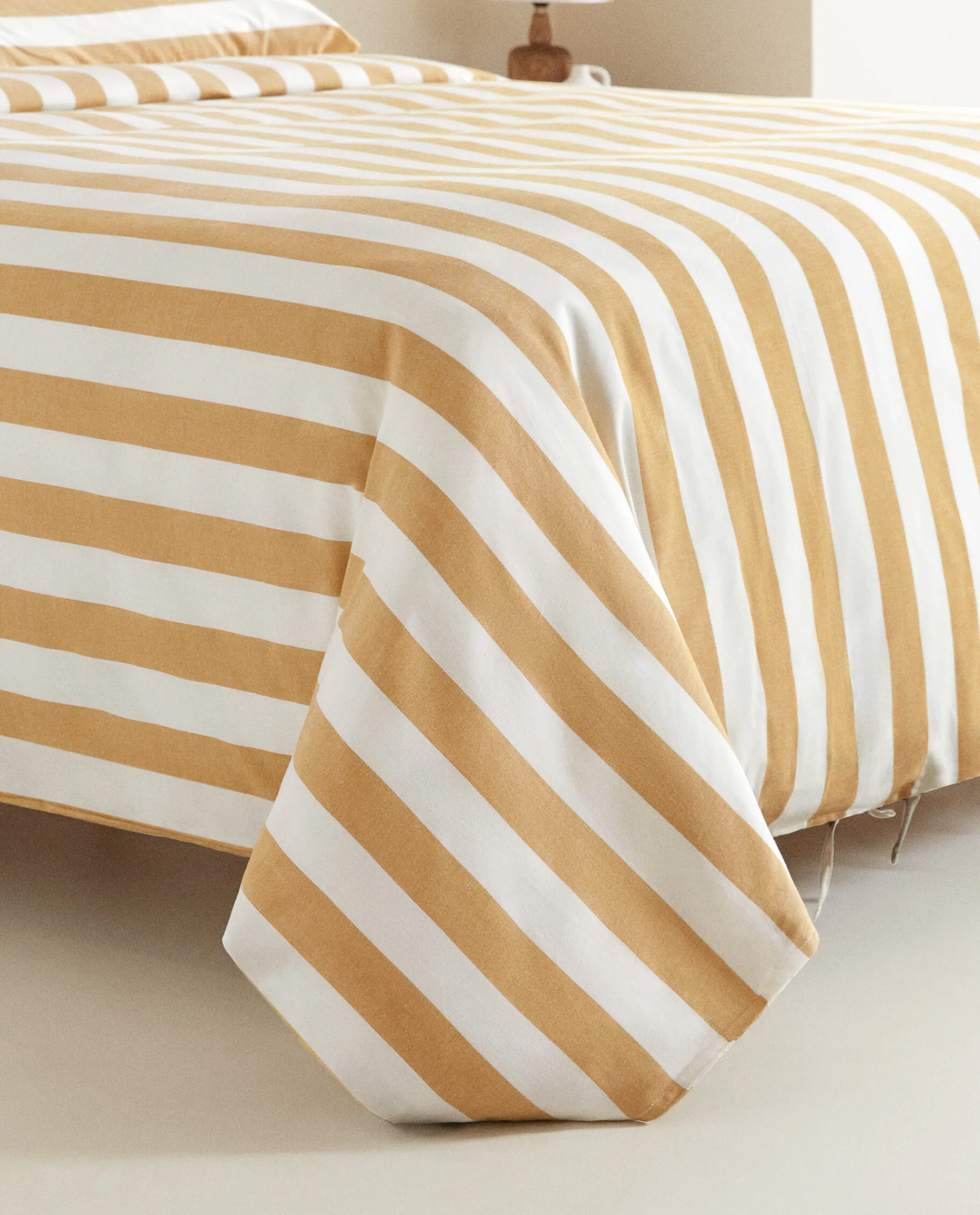 Duvet Covers*ZARA Home Striped Duvet Cover Yellow
