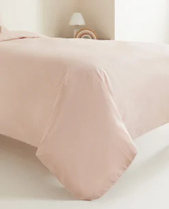 Duvet Covers*ZARA Home Striped Duvet Cover Russet