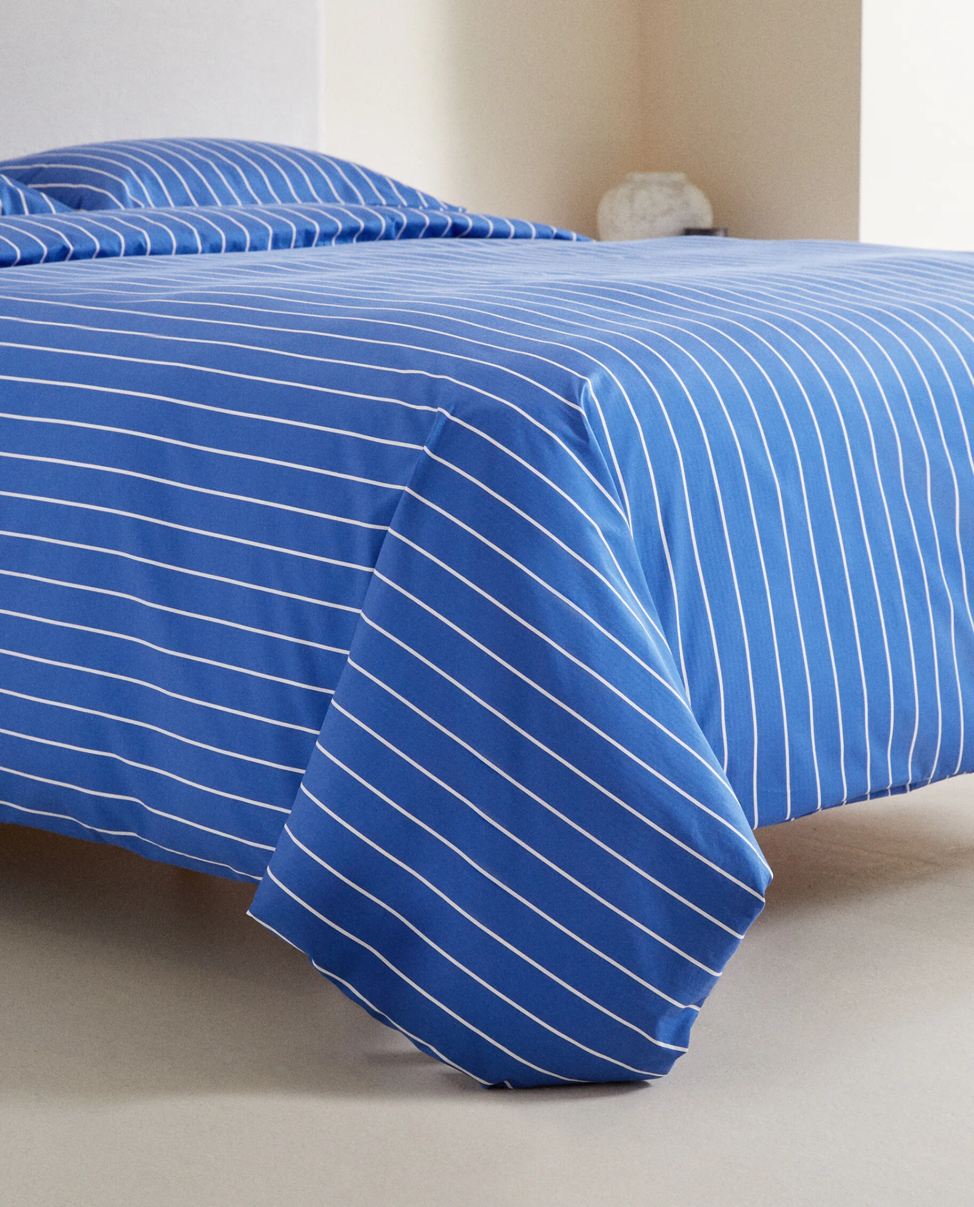 Duvet Covers*ZARA Home Striped Duvet Cover Blue