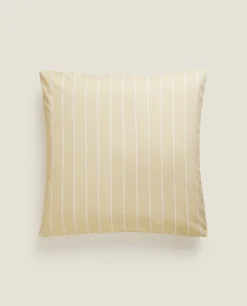 Pillowcases*ZARA Home Striped Pillowcase Butter Yellow