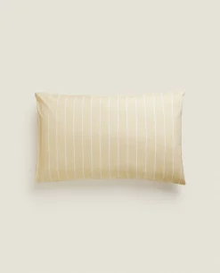 Pillowcases*ZARA Home Striped Pillowcase Butter Yellow