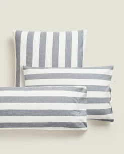 Pillowcases*ZARA Home Striped Pillowcase Blue
