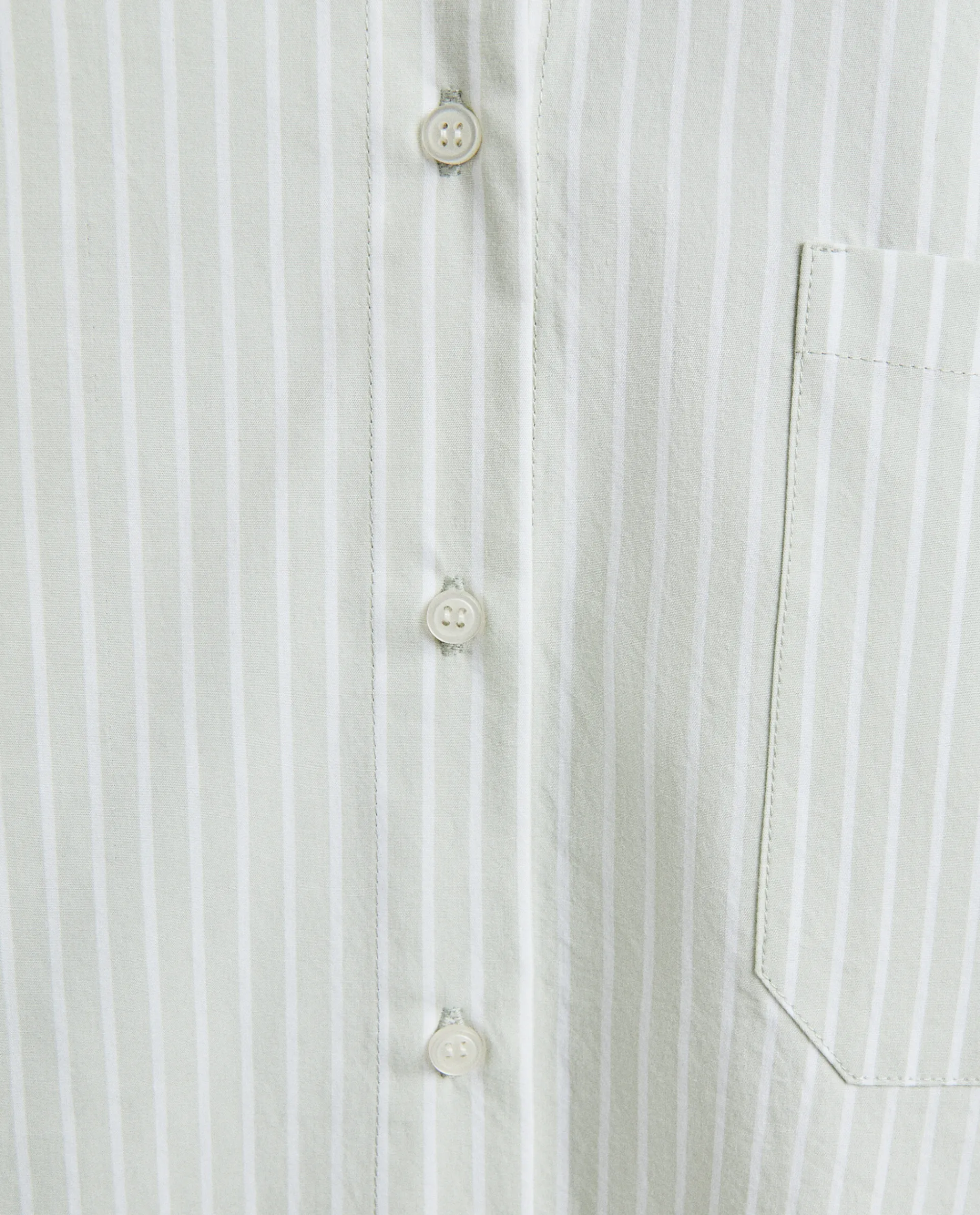 Pajamas*ZARA Home Striped Shirt Green