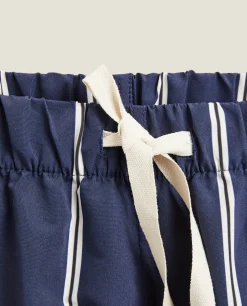 Beachwear*ZARA Home Striped Swim Trunks Navy