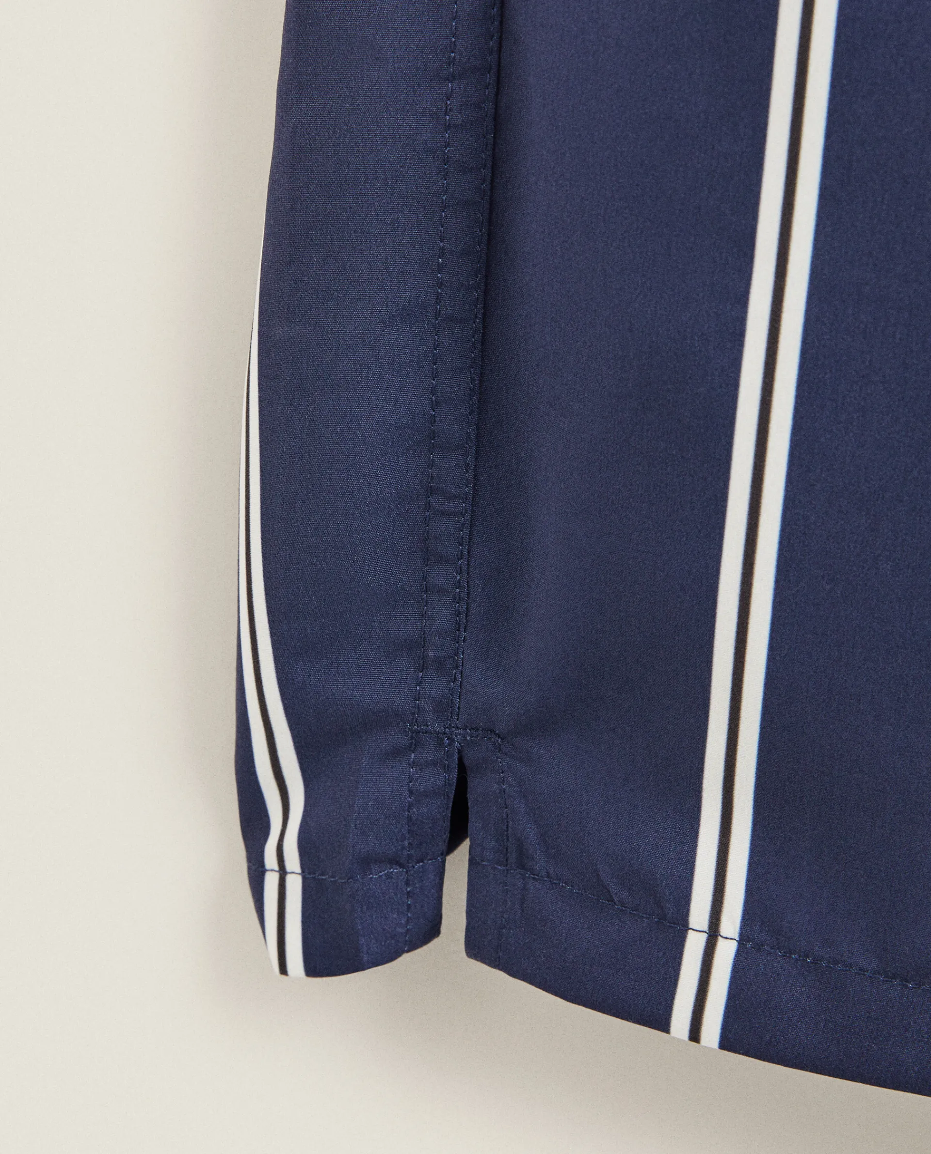 Beachwear*ZARA Home Striped Swim Trunks Navy