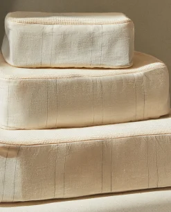 Dressing Room*ZARA Home Striped Travel Organizers (Pack Of 3) Ecru/Black