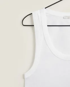 Pajamas*ZARA Home Tank Top White
