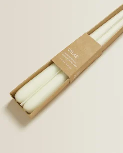 Candles*ZARA Home Taper Candle (Pack Of 2) White