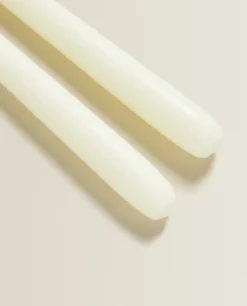 Candles*ZARA Home Taper Candle (Pack Of 2) White