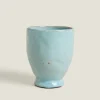 Glasses*ZARA Home Terracotta Ceramic Tumbler Blue