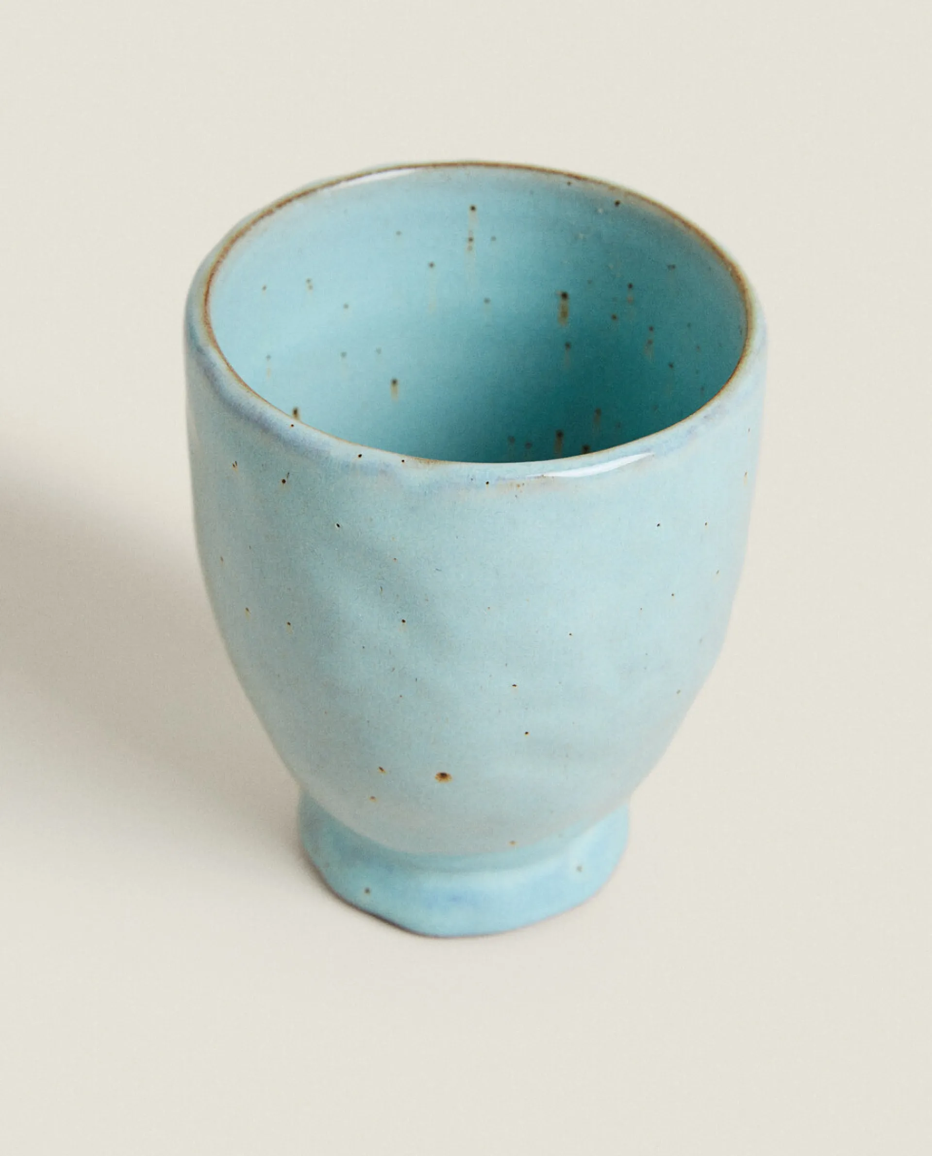 Glasses*ZARA Home Terracotta Ceramic Tumbler Blue