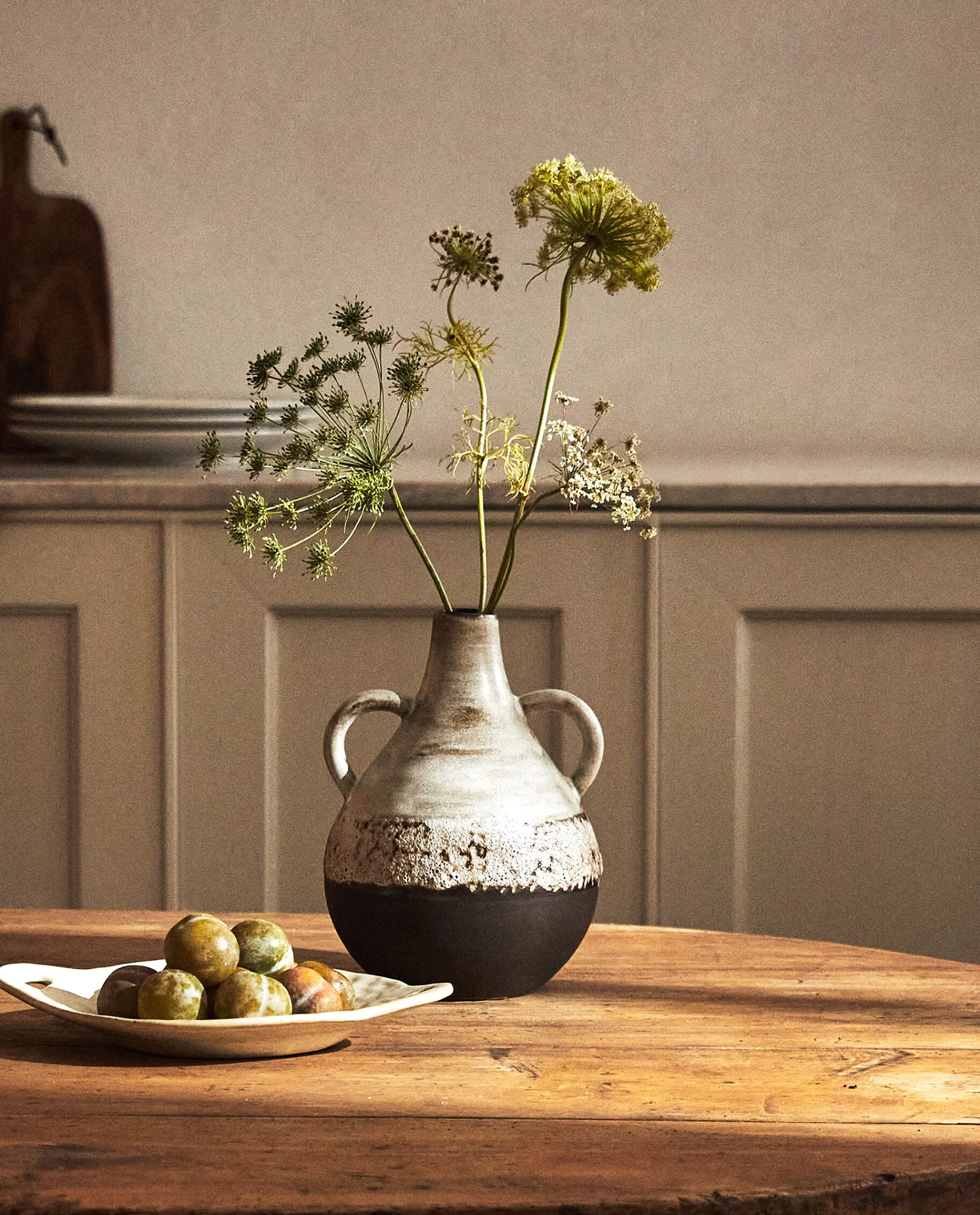 Vases*ZARA Home Terracotta Vase With Handles 4-718