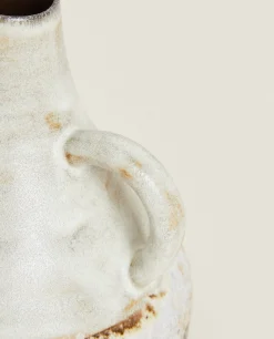 Vases*ZARA Home Terracotta Vase With Handles 4-718