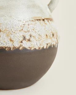 Vases*ZARA Home Terracotta Vase With Handles 4-718