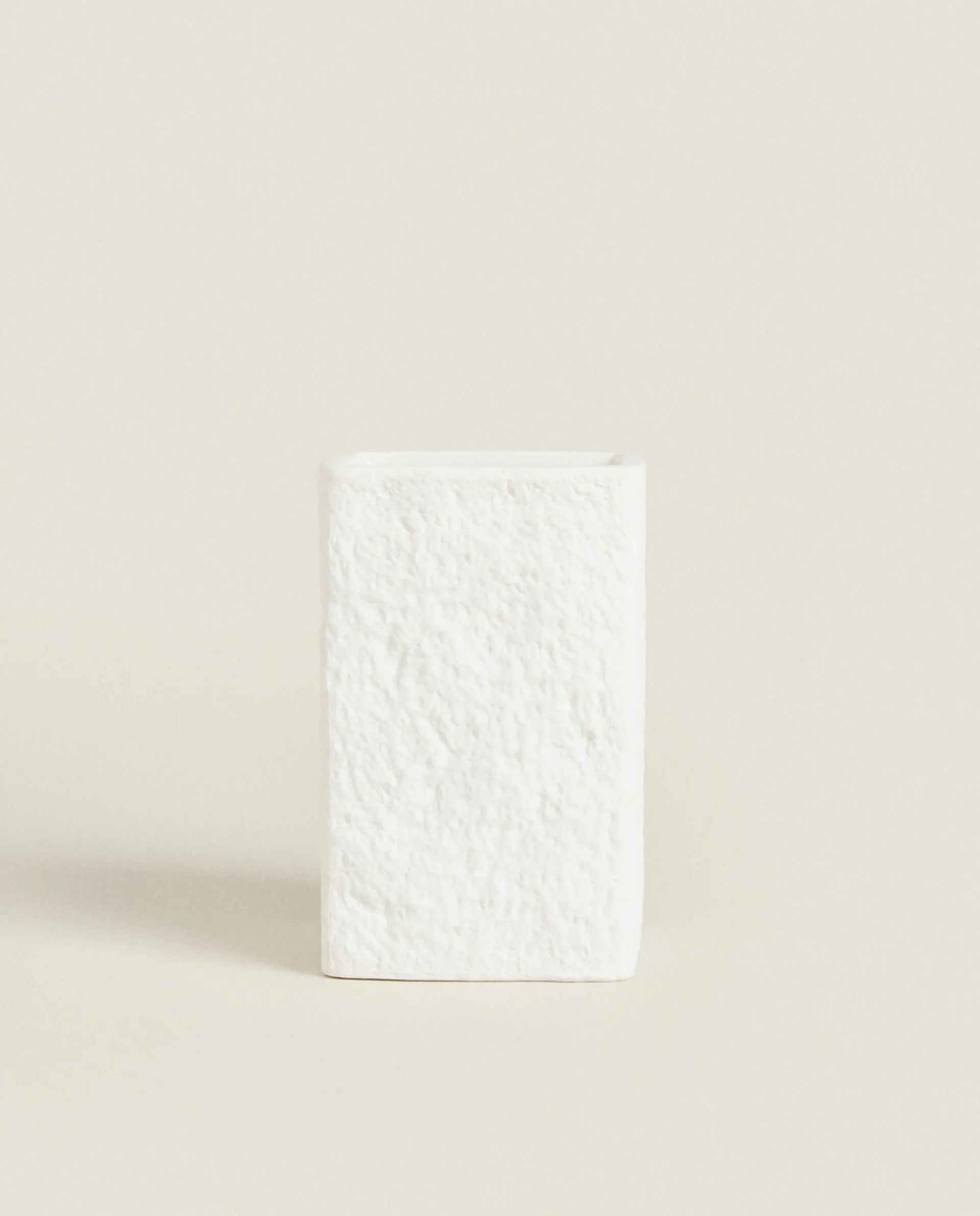 Glasses*ZARA Home Textured Design Ceramic Tumbler White