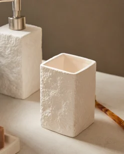 Glasses*ZARA Home Textured Design Ceramic Tumbler White