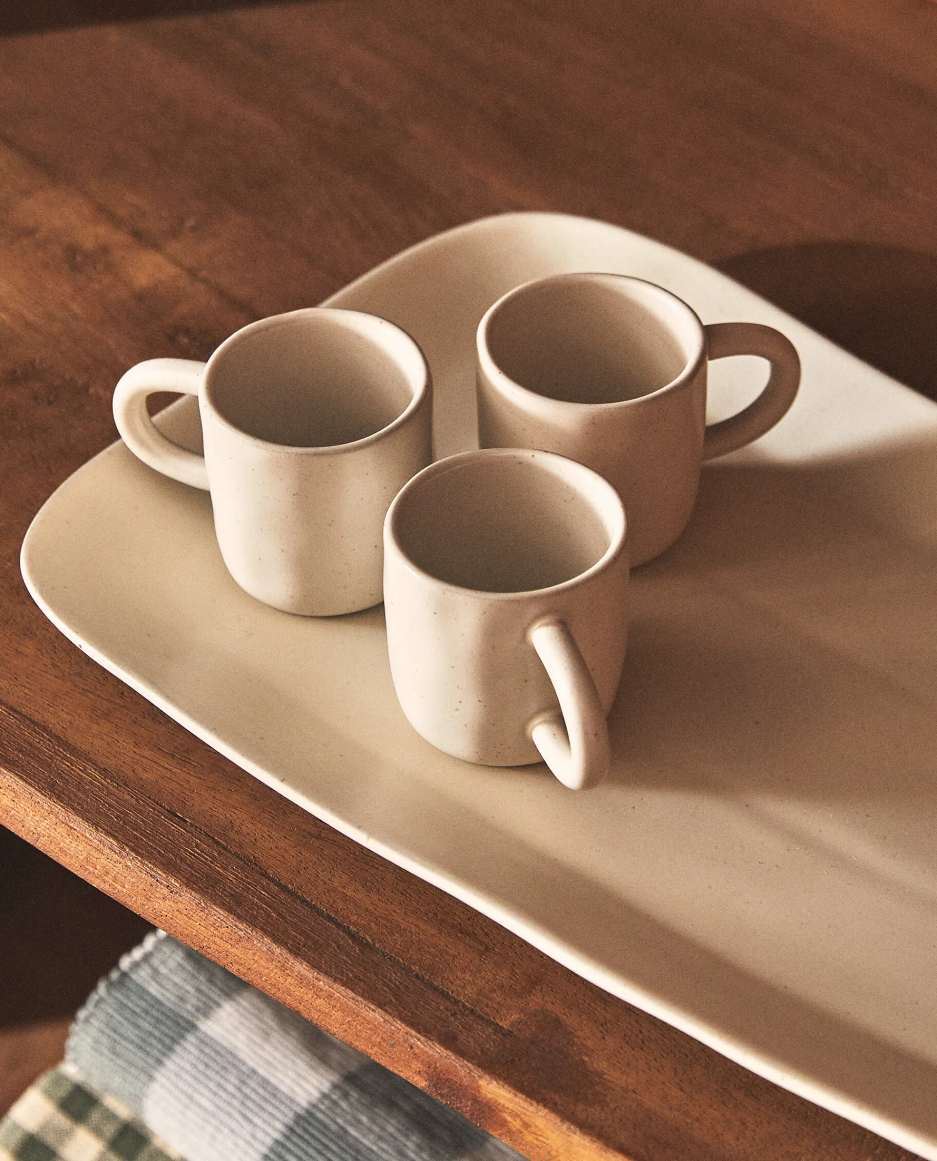 Coffee And Tea*ZARA Home Textured Espresso Cup Cream