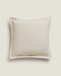 Bedspreads*ZARA Home Textured Throw Pillow Cover Stone