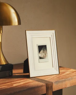 Frames And Canvases*ZARA Home Thin Metal Frame Golden
