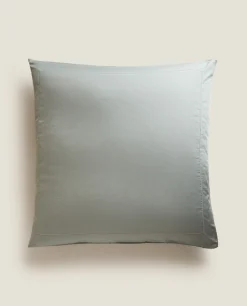 Pillowcases*ZARA Home (300-Thread-Count) Cotton Sateen Pillowcase Green