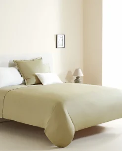 Duvet Covers*ZARA Home (300-Thread-Count) Cotton Sateen Duvet Cover Green