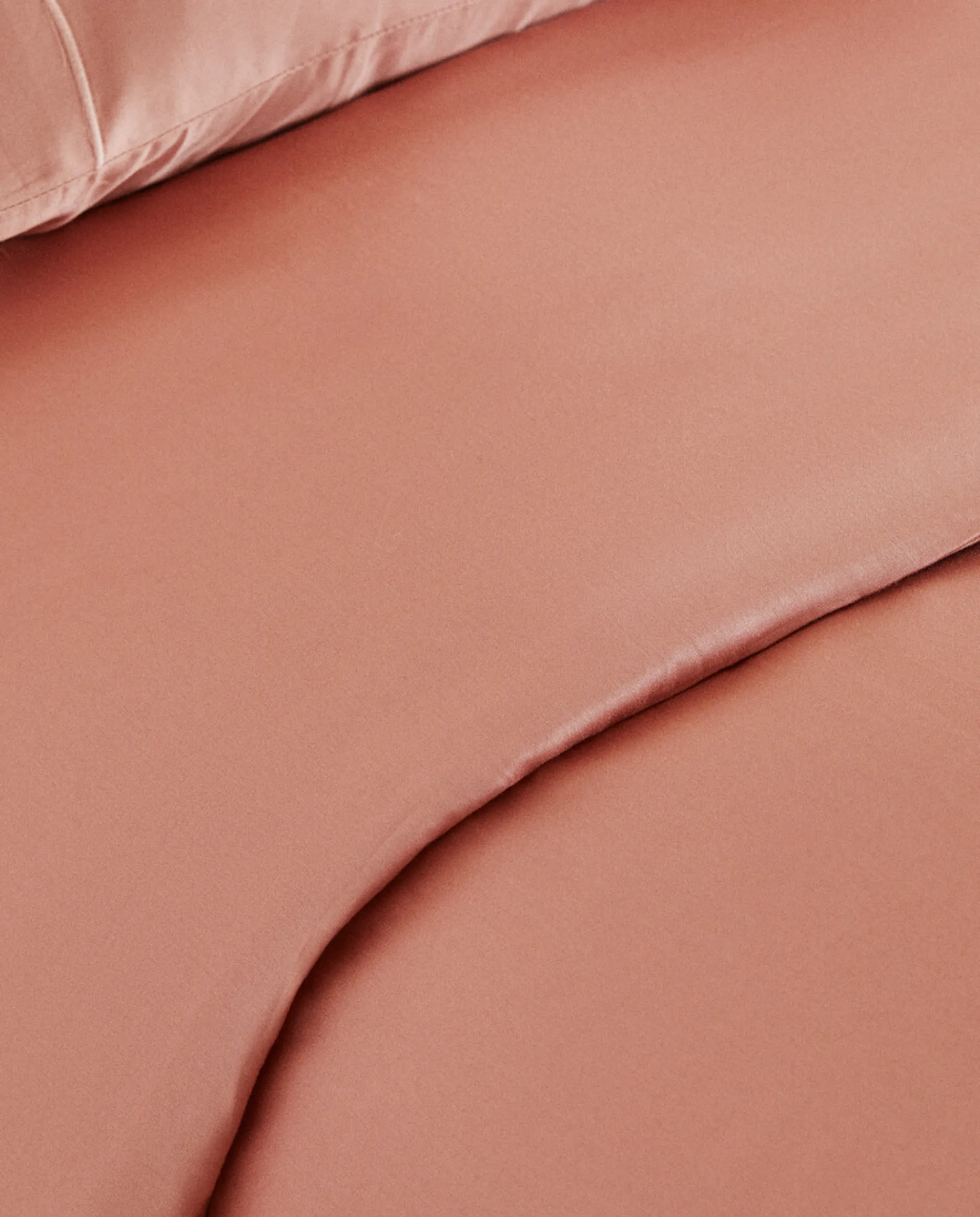 Duvet Covers*ZARA Home (300-Thread-Count) Cotton Sateen Duvet Cover Pink