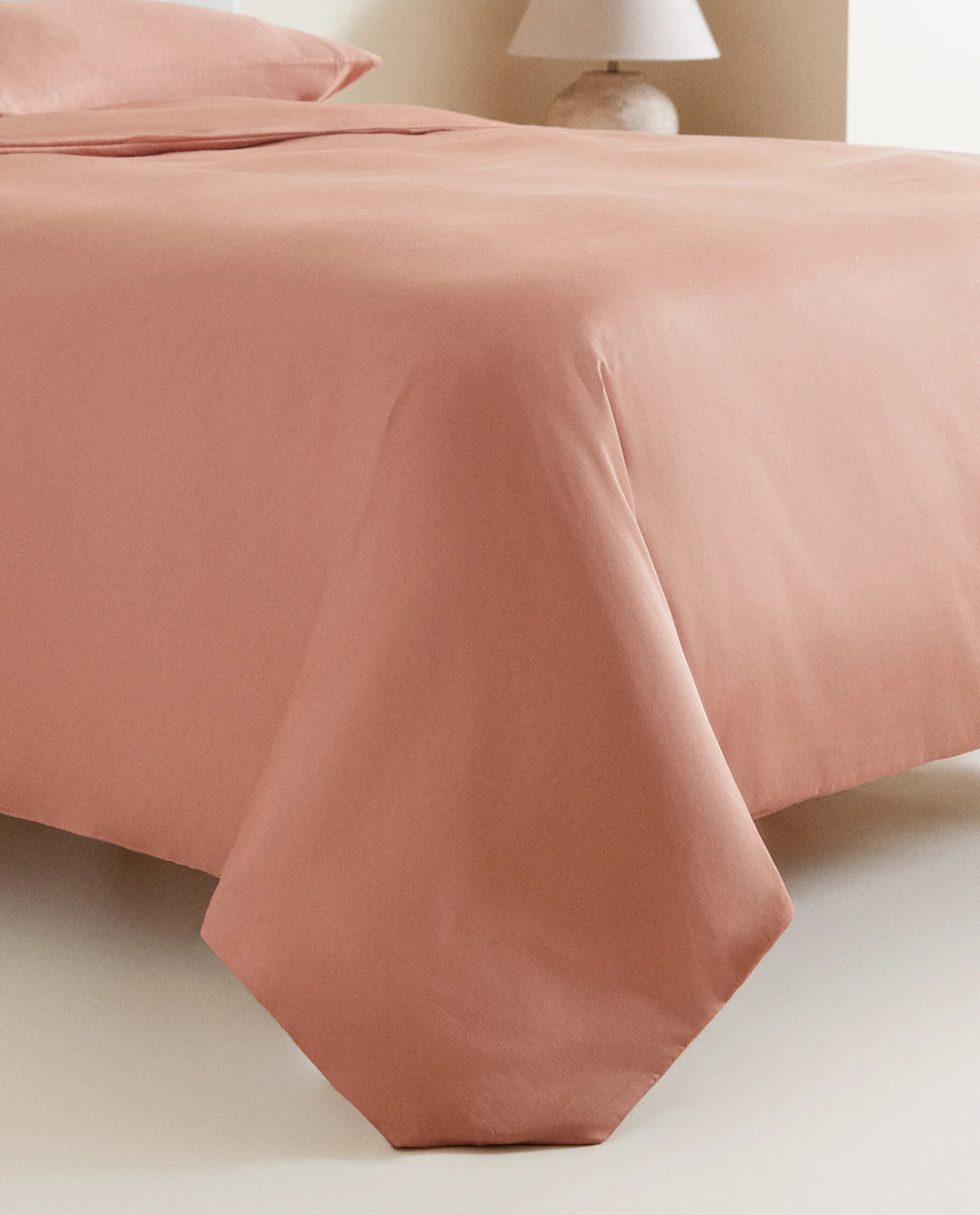Duvet Covers*ZARA Home (300-Thread-Count) Cotton Sateen Duvet Cover Pink