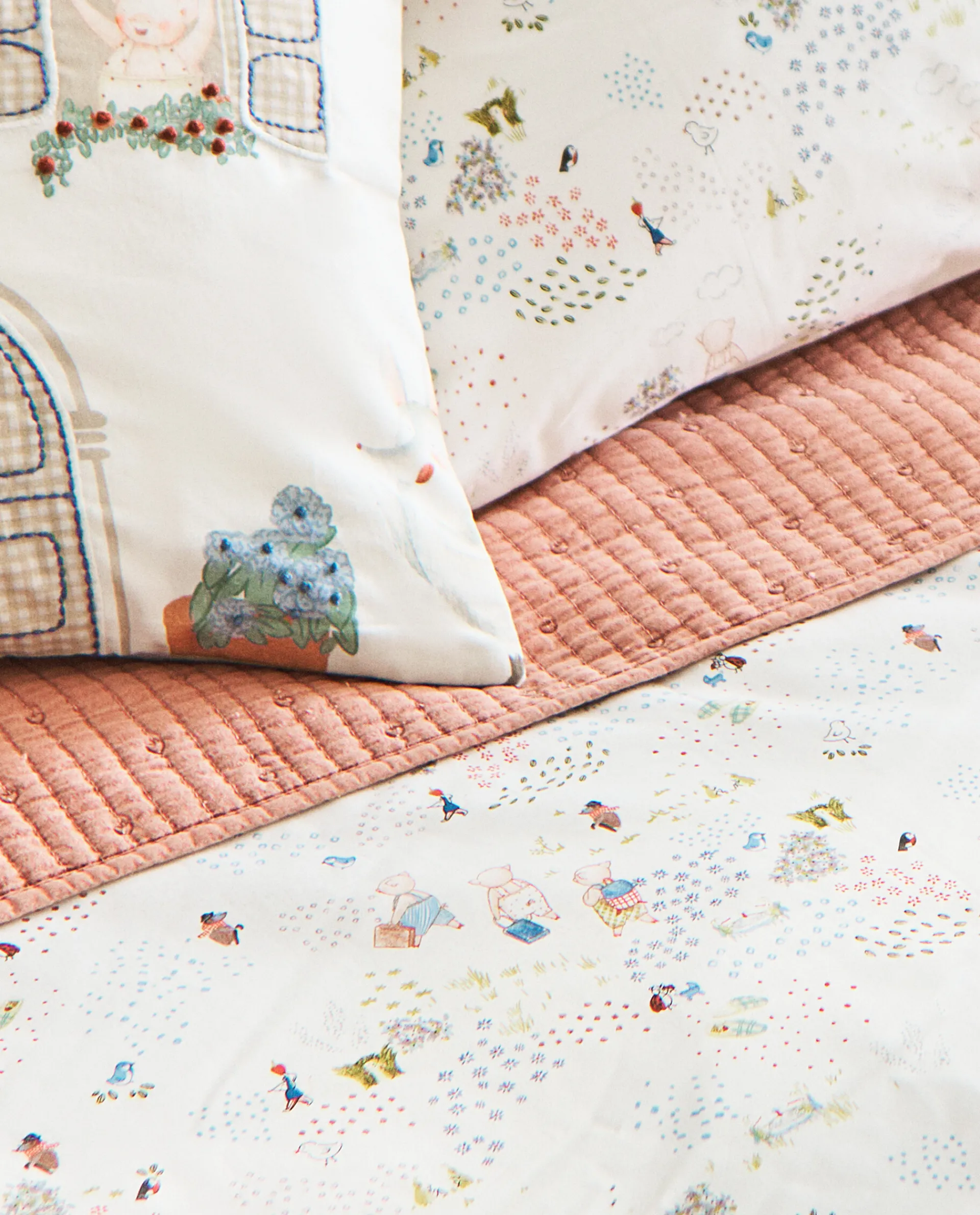 Duvet Covers*ZARA Home Three Little Pigs Duvet Cover Multicolored