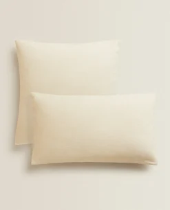 Solid*ZARA Home Throw Pillow Cover Natural Colour