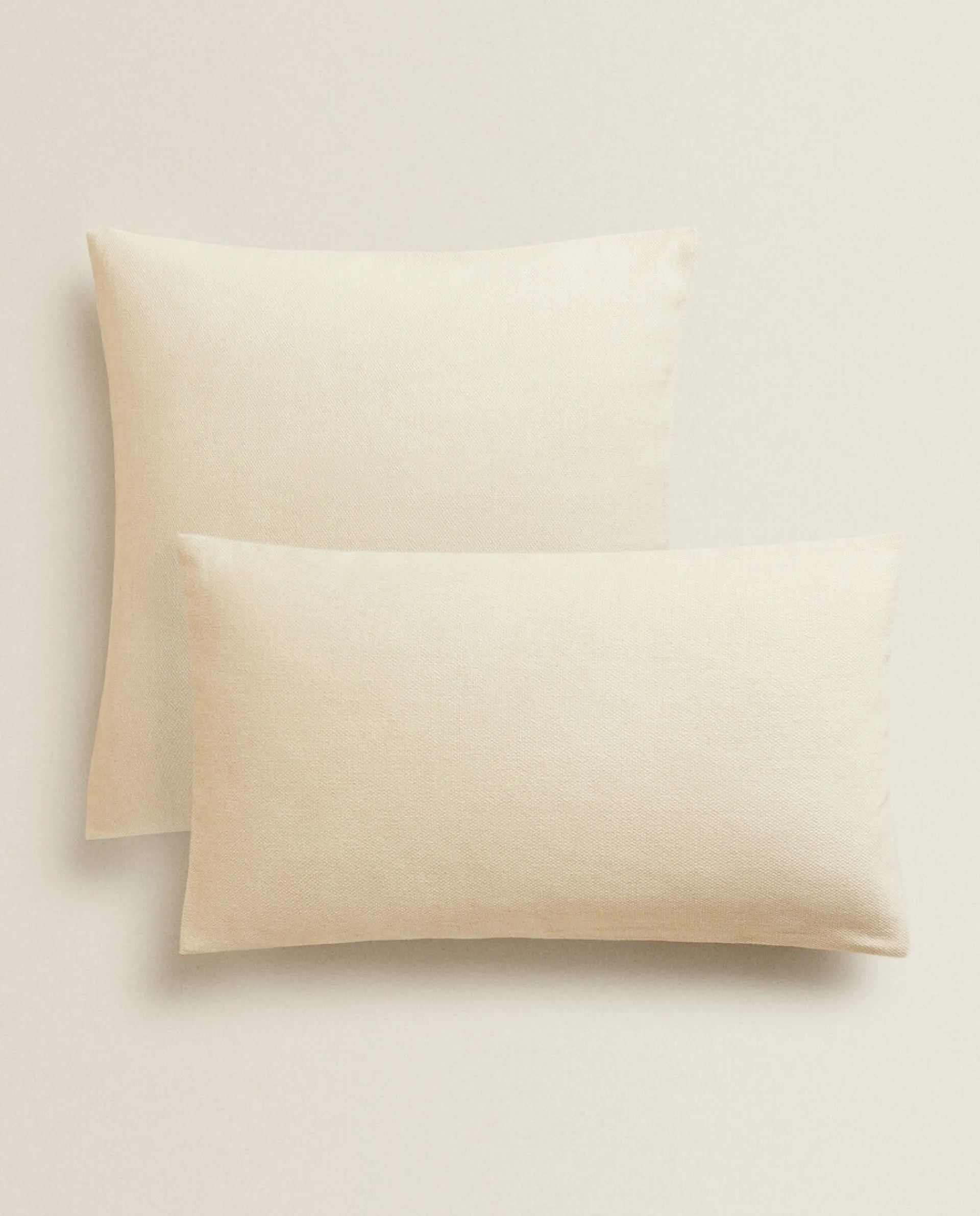 Solid*ZARA Home Throw Pillow Cover Natural Colour