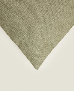 Solid*ZARA Home Throw Pillow Cover Moss Green