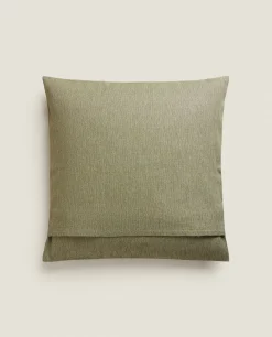 Solid*ZARA Home Throw Pillow Cover Moss Green