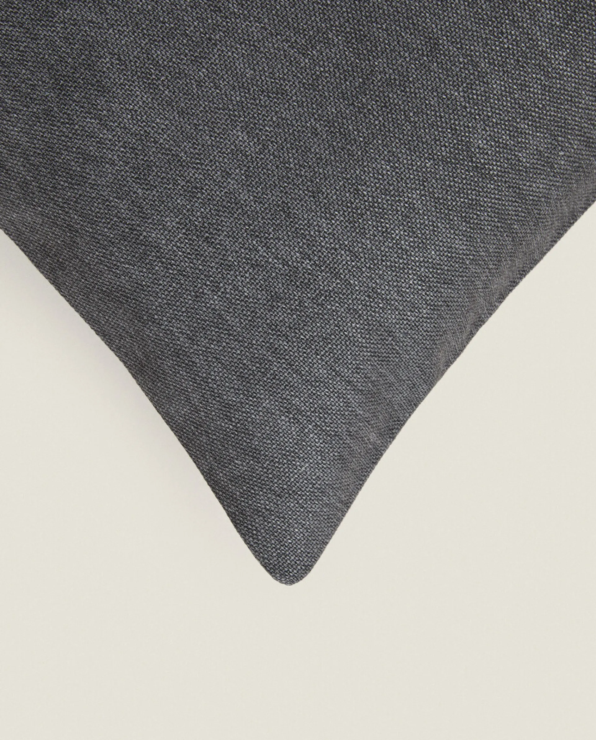 Solid*ZARA Home Throw Pillow Cover Grey
