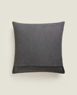 Solid*ZARA Home Throw Pillow Cover Grey