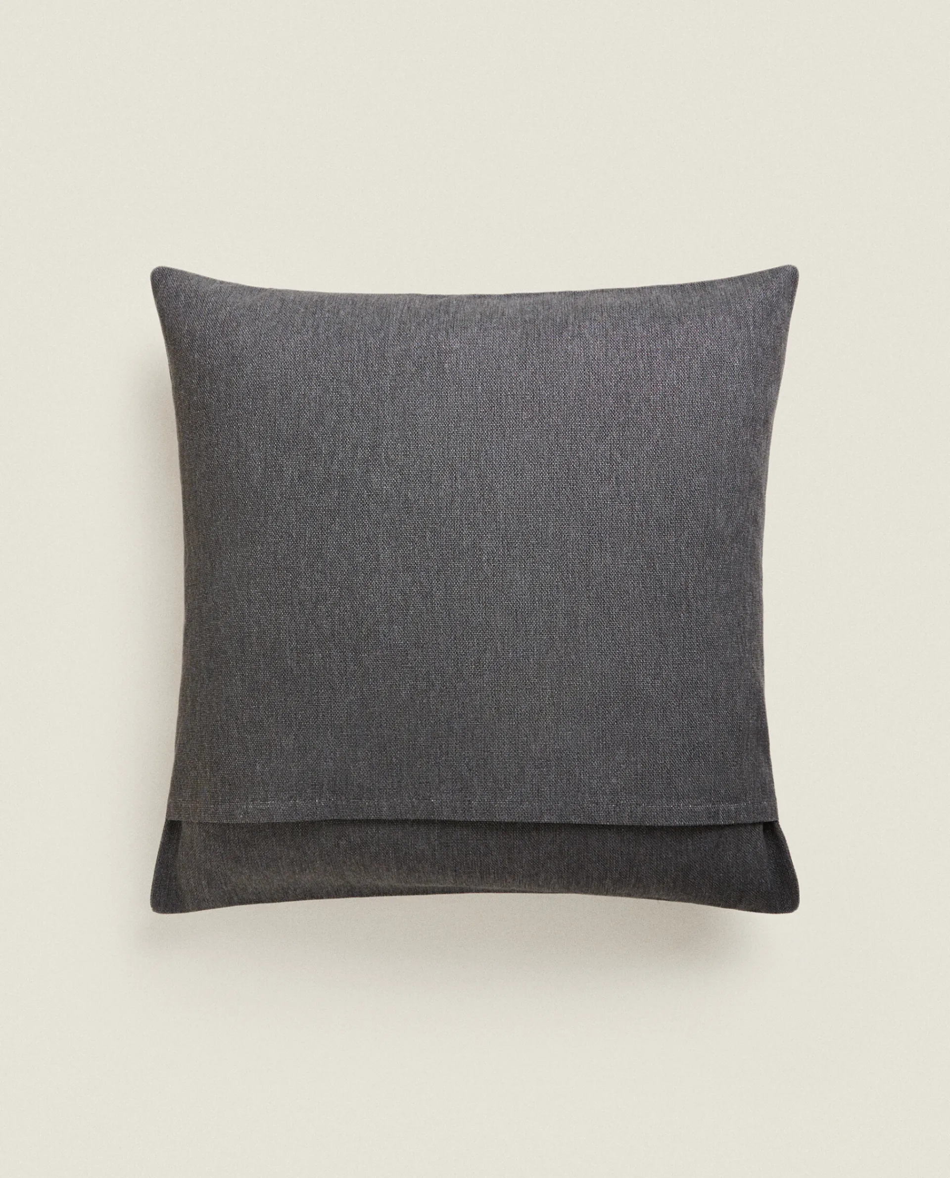 Solid*ZARA Home Throw Pillow Cover Grey