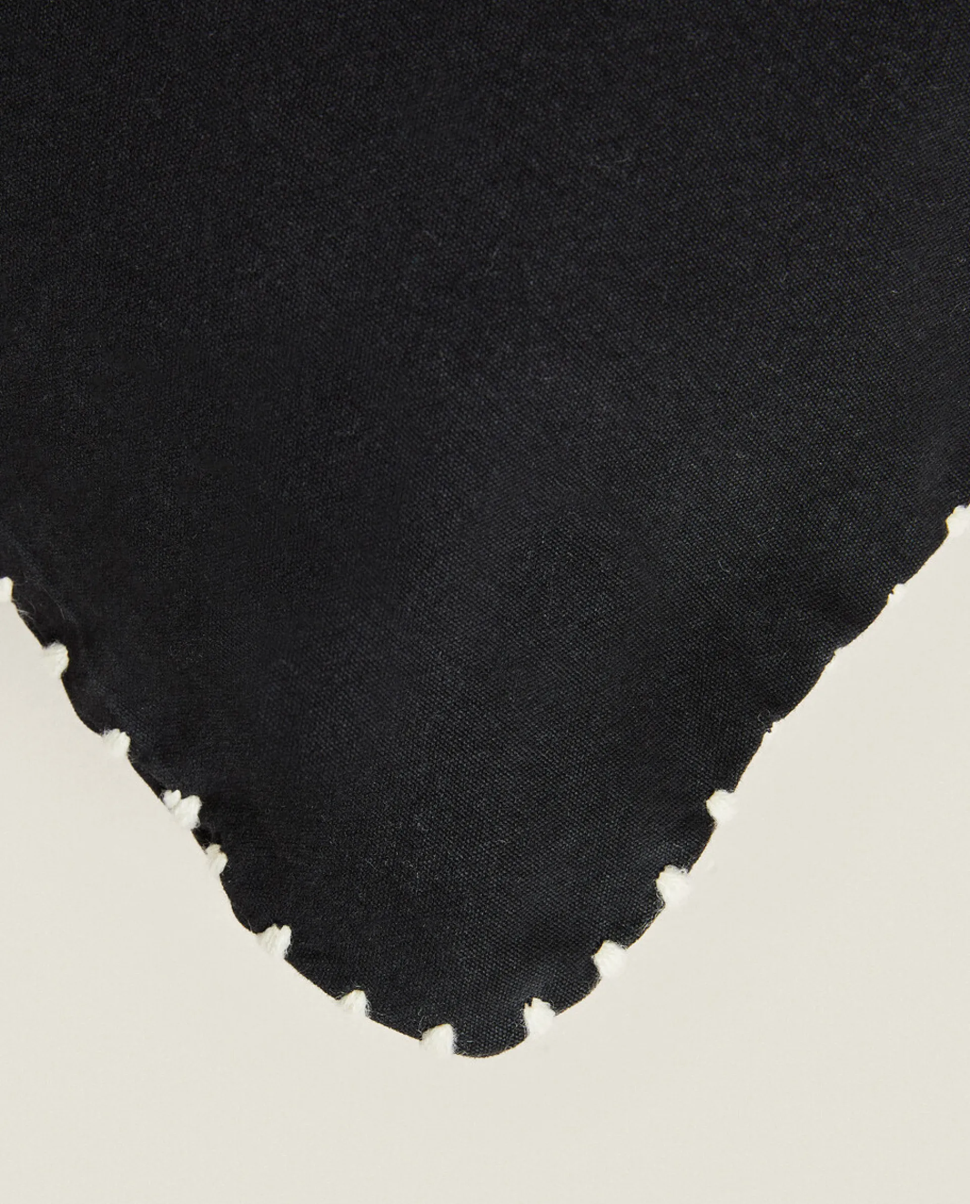 Solid*ZARA Home Throw Pillow Cover Black