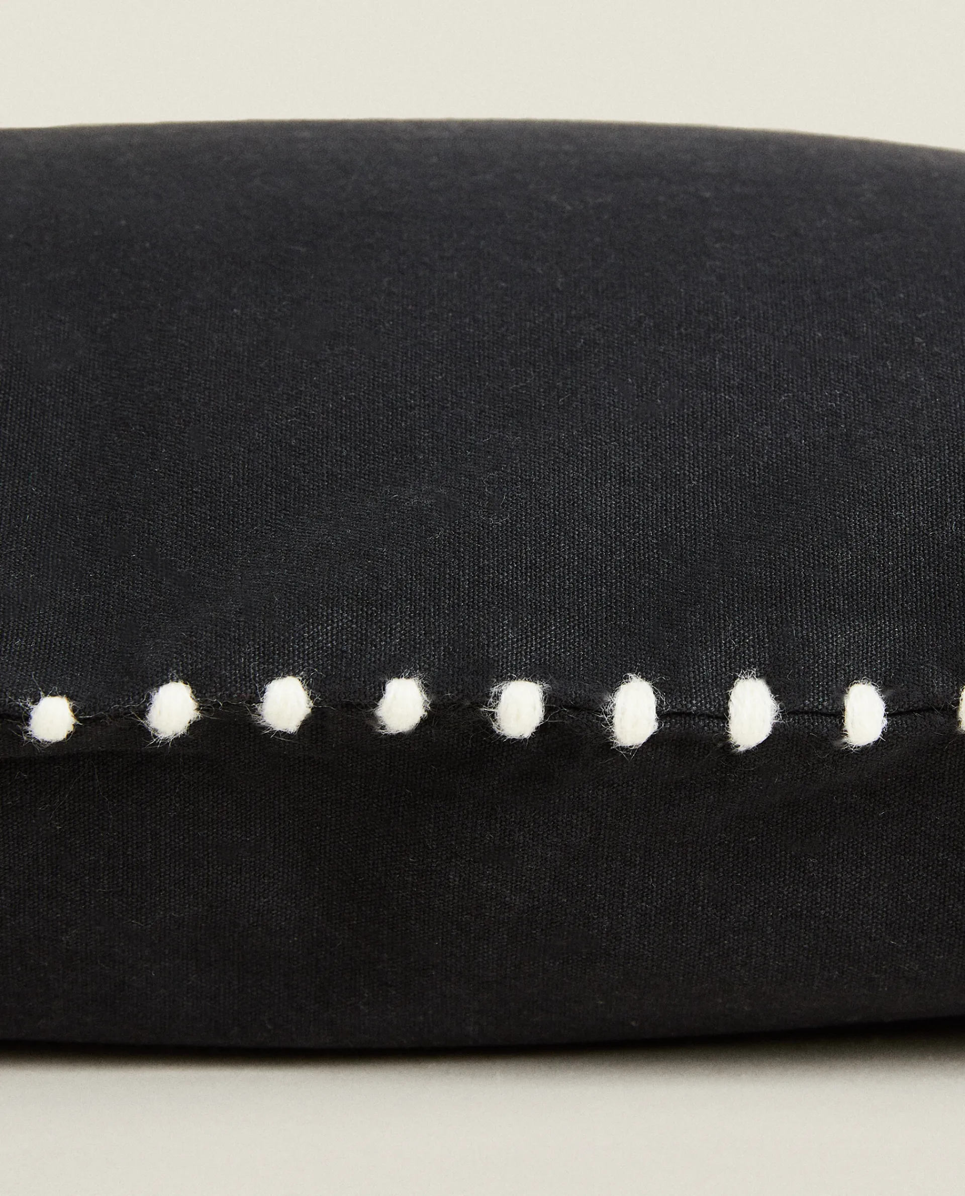 Solid*ZARA Home Throw Pillow Cover Black