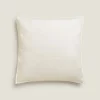 Quilts*ZARA Home Throw Pillow Cover With Dots Cream