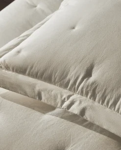 Quilts*ZARA Home Throw Pillow Cover With Dots White