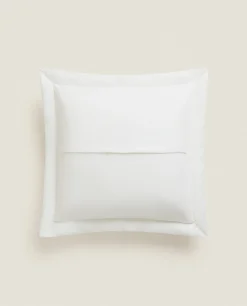 Quilts*ZARA Home Throw Pillow Cover With Dots White